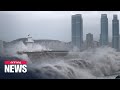 Typhoon Haishen approaching S. Korea's east coast