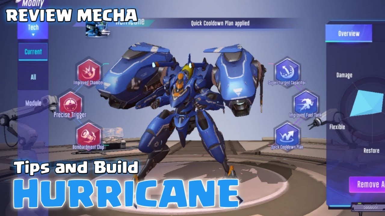 Tips Build Hurricane Mecha Skill Review SMC Super Mecha Champions Tips Build Hurricane Mecha Skill Review SMC Super Mecha Champions