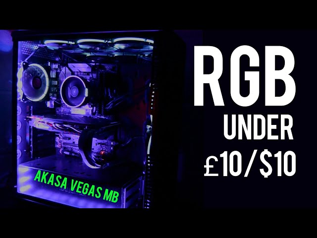 Sindsro arkiv i går RGB for under $10 / £10 - Akasa Vegas MB RGB case strips - YouTube