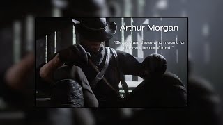 "I ain't Changed. I'm still a Bad Man." Arthur Morgan X Runaway (Slowed + Reverb)