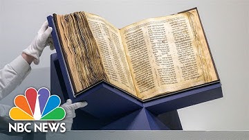 Codex Sassoon Hebrew bible becomes the most valuable book ever sold at an auction