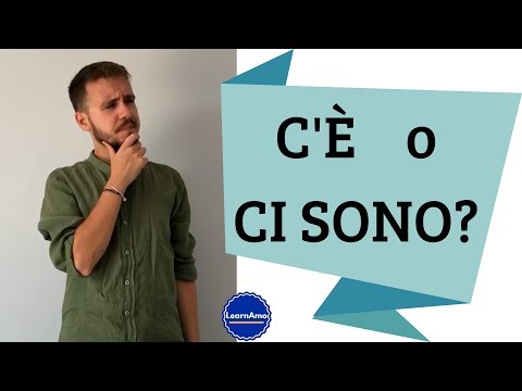 Video: Come Si Usa C'è/ci Sono