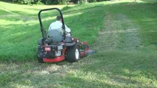 Toro G3 Along Side of Slope