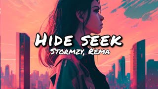 Stormzy Rema hide seek (official remix lyrics video)