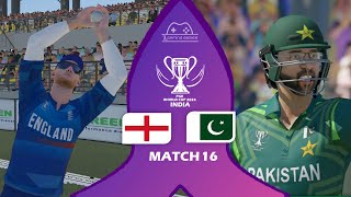 England v Pakistan - Match 16 | PGE ODI World Cup 2024 | M. Chinnaswamy Stadium (Bengaluru)