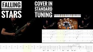 Joe Satriani Falling Stars Guitar cover in standard tuning with on-screen tab