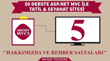 #5 Asp.Net Mvc5 ile Tatil Seyahat Sitesi Hakkımızda Ve Rehber Sayfaları