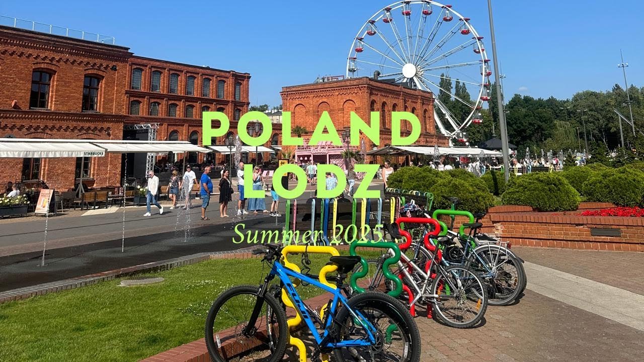 POLAND LODZ STREET WALK TOUR 🇵🇱City Life August 2025 #poland #summer #travel #beautiful #street 