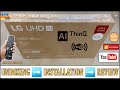 LG 43UA82506LA 2025 || 43 Inch Webos AI 4K UHD Smart Tv Unboxing And Review || With Remote Demo