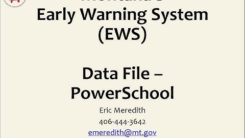 Preparing the Date File: PowerSchool