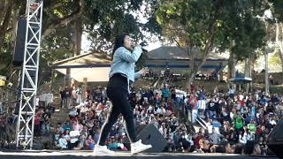 Dhevy geranium -Edan Reggae LIVE PEMANDIAN ALAM LUMAJANG