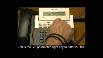 How to Change the Ring Tone CLI on a Samsung Telephone System