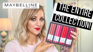 Maybelline Superstay Ink Crayon  Full Collection Swatches & Review! Lady Writes
