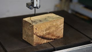Woodturning - Turning an Ugly Block into a Beautiful Vase