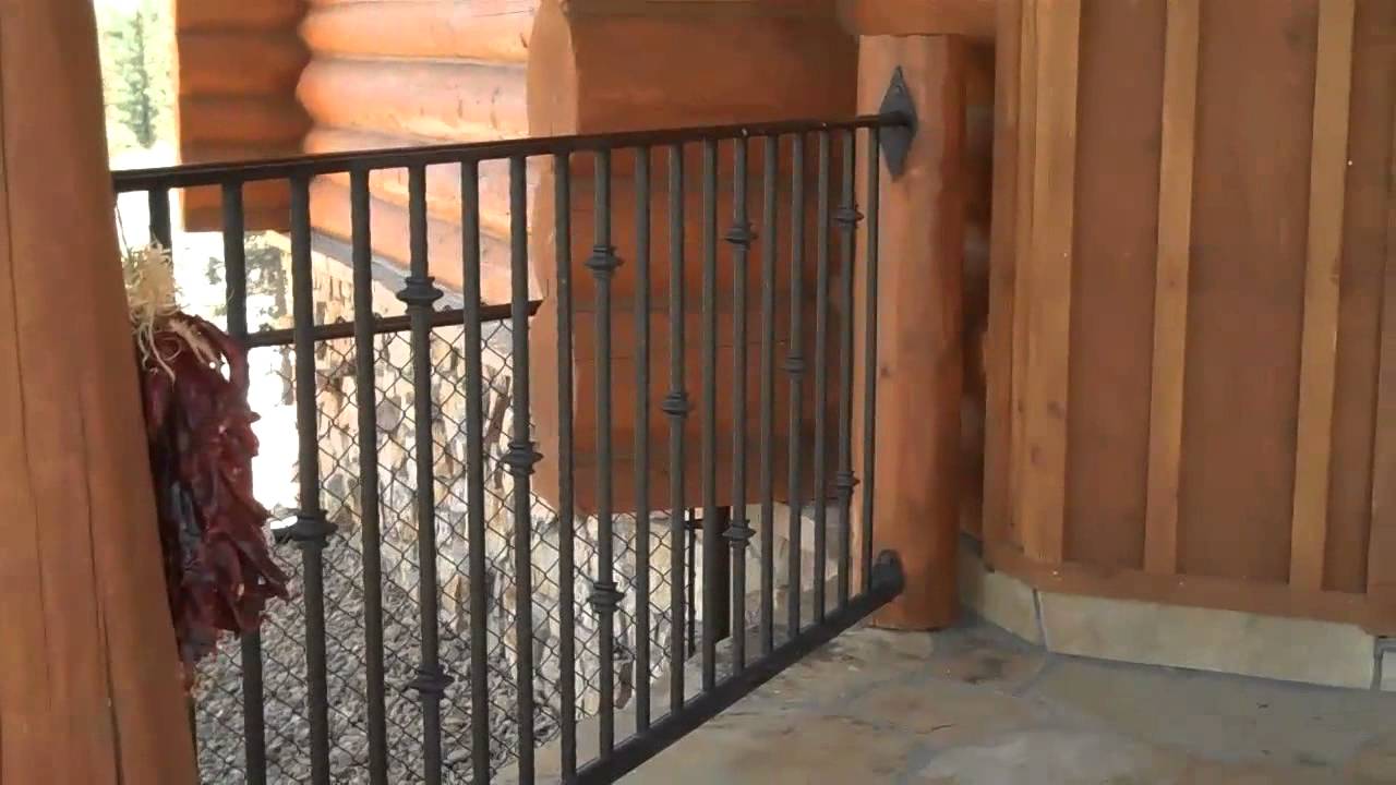 Log Home With Metal Railing Alpine Ranch Style Log Cabin – Shawnee