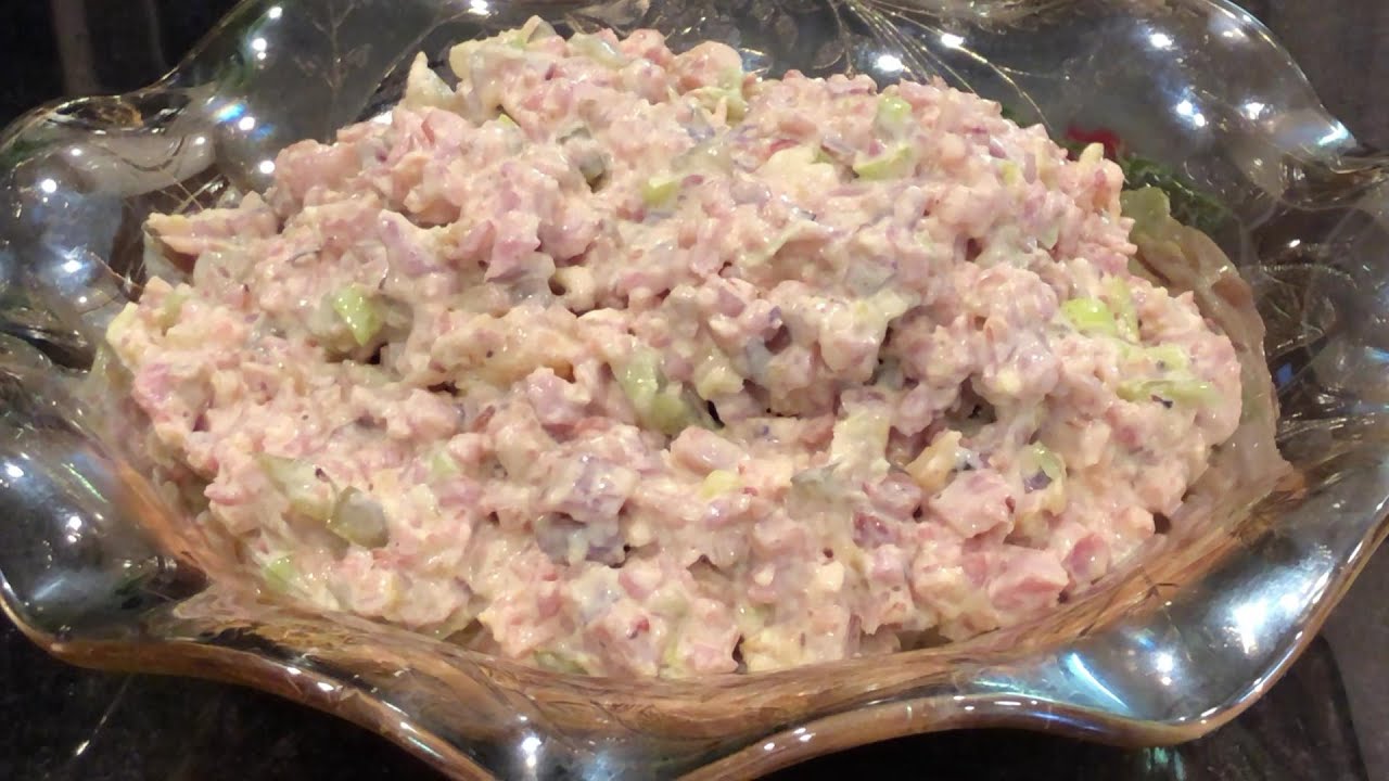 Ham Salad: Delicious Dish Made From Leftover Holiday Ham (Video) – Salad Videos