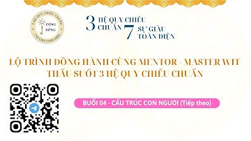 Buổi 04 - CẤU TRÚC CON NGƯỜI (Tiếp theo) - Lộ Trình Đồng Hành Cùng Mentor Master WiT