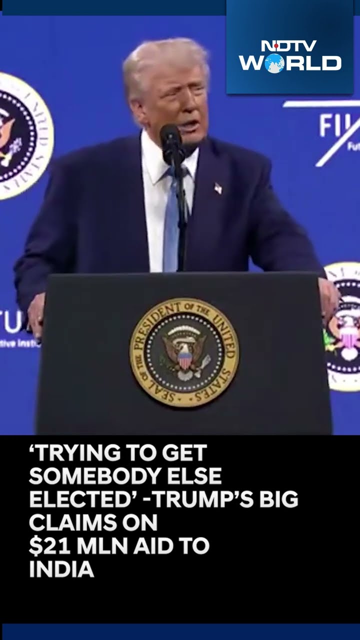 Trump News | Trump Makes Big Claims On USAID’s 21 Million to India to “Get Someone Else Elected”
