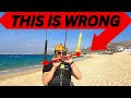 Trim  symmetry check  kitesurfing tip