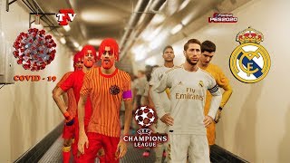 PES 2020 / Реал Мадрид - Коронавирус / Лига Чемпионов / Эксперимент Геймплей