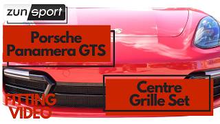 Porsche Panamera 971 GTS Sport Turismo PDK - Centre Grille Set FITTING VIDEO