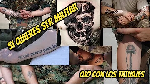 ¿Por qué no se permiten los tatuajes en el ejército?