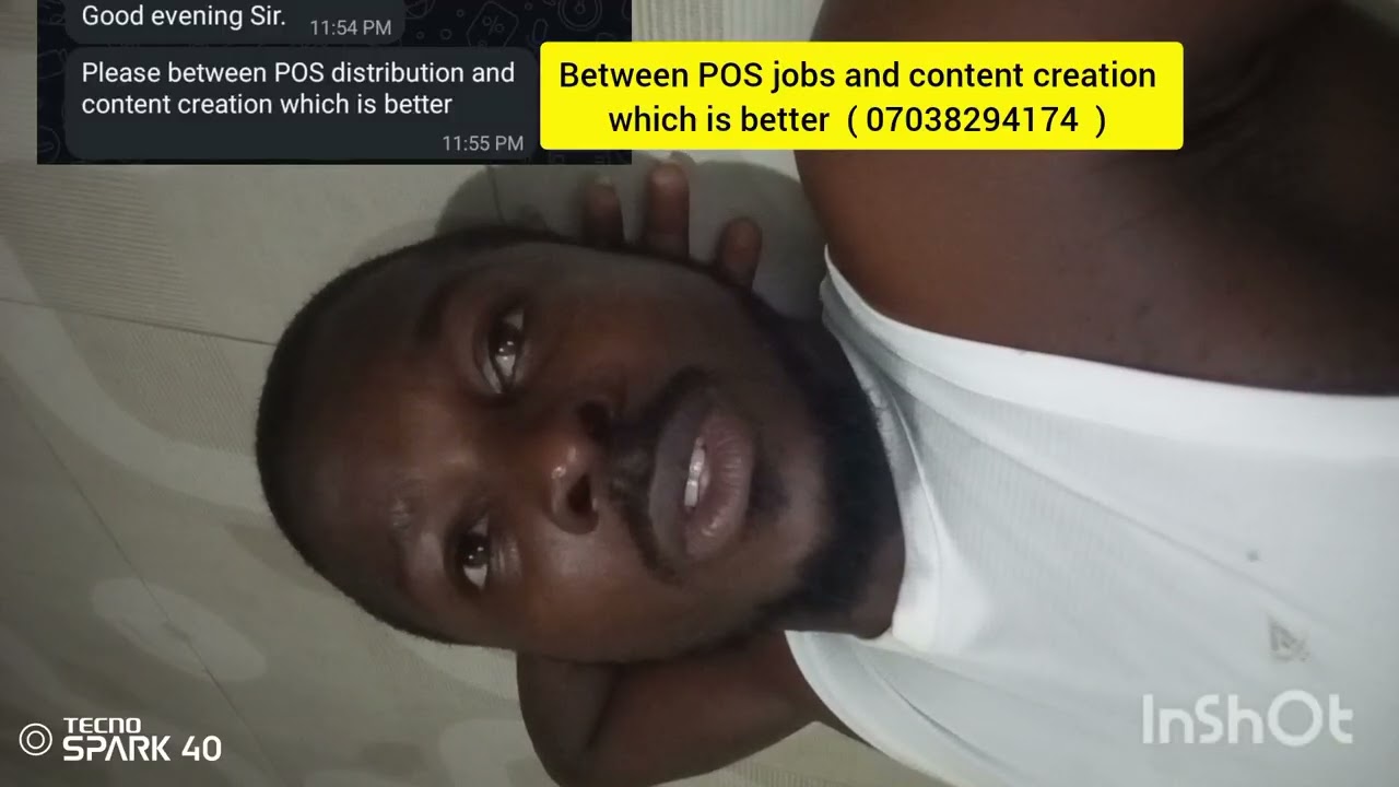 Between being POS agent and content creation which is better 