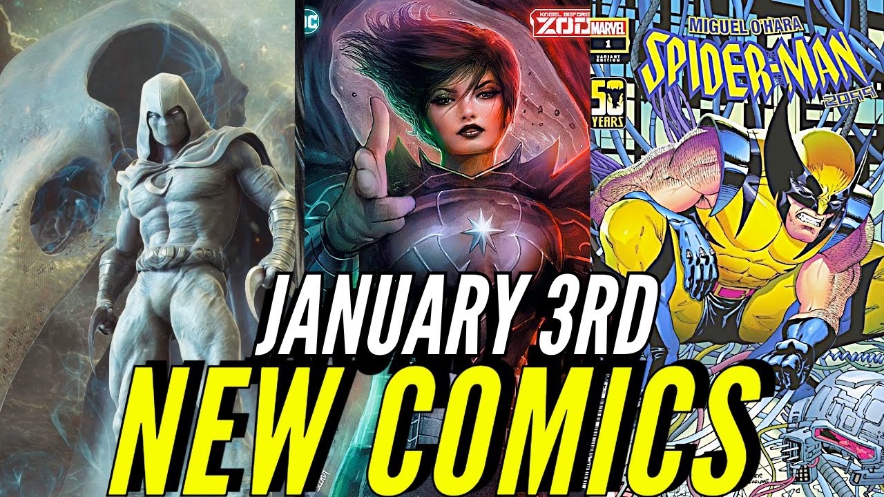 NEW COMIC BOOKS RELEASING JANUARY 3RD 2024 MARVEL PREVIEWS COMING OUT