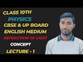 Refraction of light [ L-1 ] Class 10th NCERT CBSE &amp; UP BOARD English medium 2026