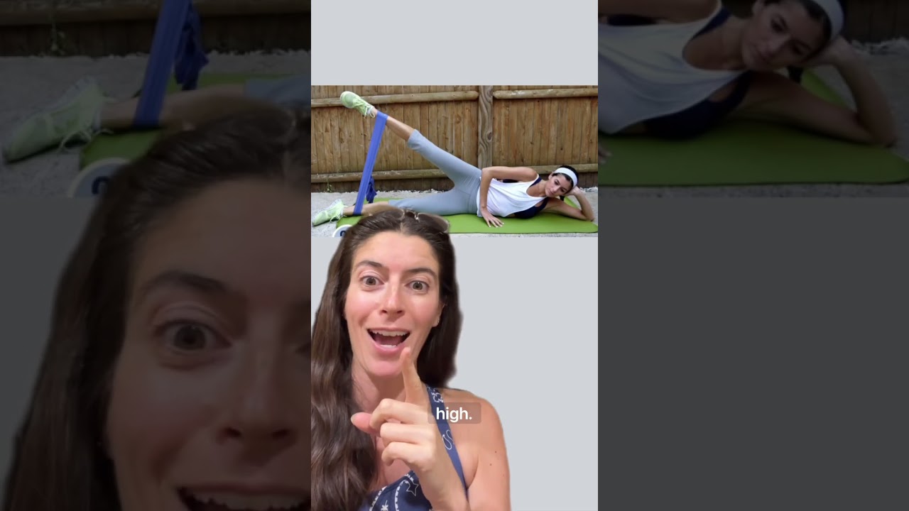 Fixing common form mistake in side lying leg lifts 