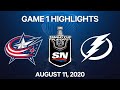 NHL Highlights | 5OT GAME | 1st Round, Game 1: Blue Jackets vs. Lightning – Aug. 11, 2020