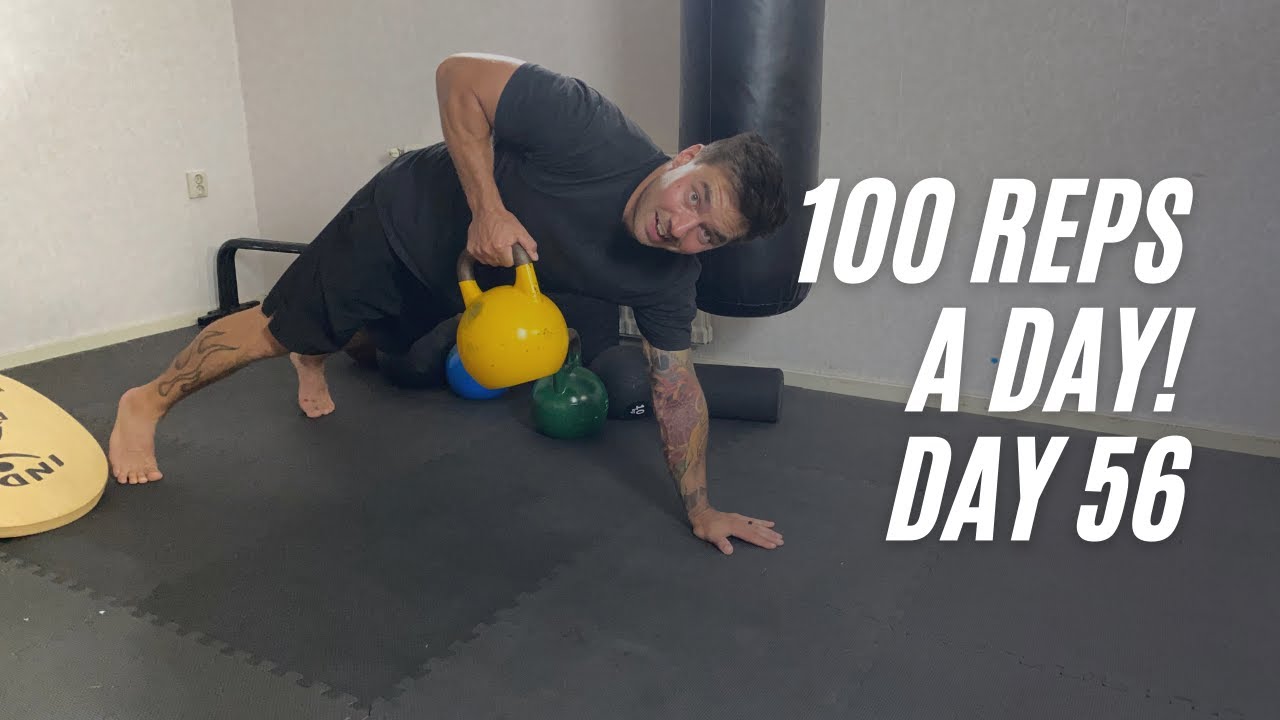 100 Reps workouts! Every day workouts anyone can do! Day 56. - YouTube