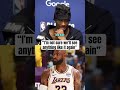 SGA shows respect to LeBron 🤝
