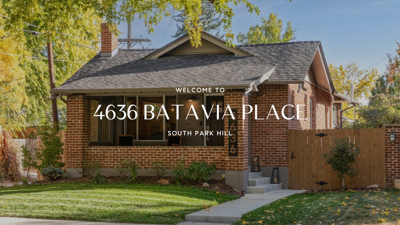 4636 Batavia Place South Park Hill House For Sale Denver, CO The