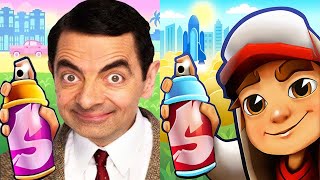 Subway Surfers Houston 2021 TRICKY vs Mr BEAN Jungle Rush Gameplay HD screenshot 3