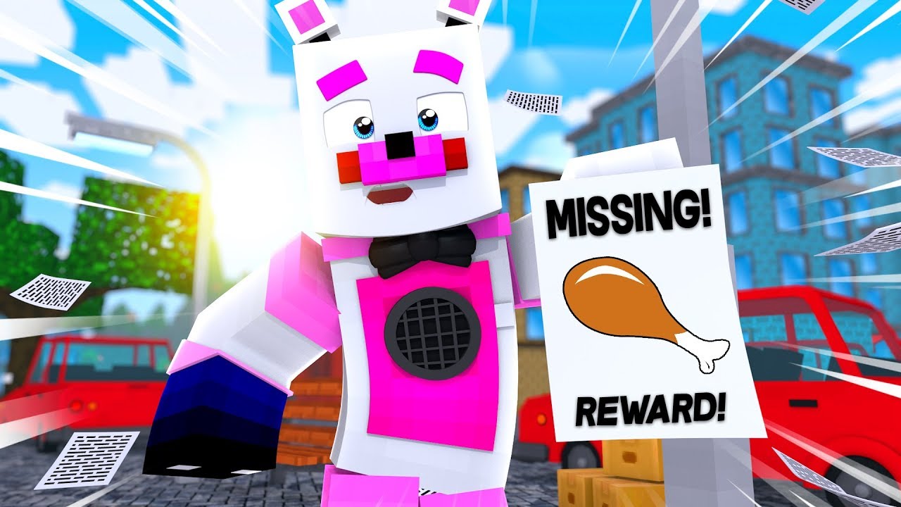 Funtime Freddy's Stolen Chicken! Minecraft FNAF Roleplay fnaf sister location jogar