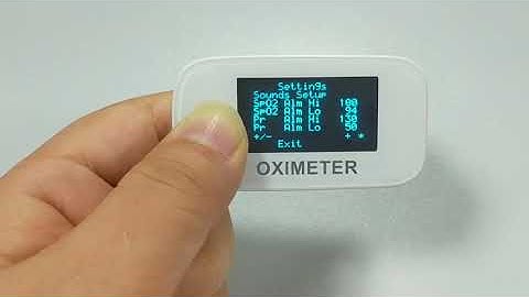 SPO2 Finger Pulse Oximeter LED/OLED/TFT