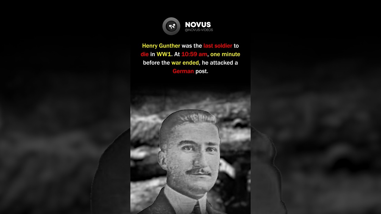 The Last Soldier to Die in World War I