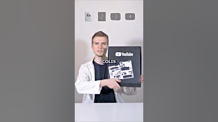 L'intérieur des COLIS des trophées youtube !