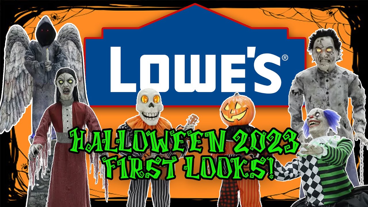 lowes-halloween-2023-animatronic-leaks-first-look-youtube