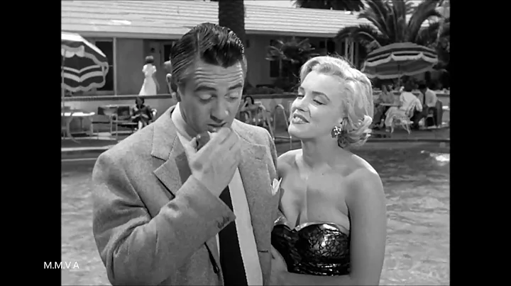 Marilyn Monroe At The Pool And Behind The Scenes F...