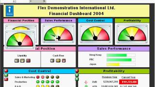 FlexSystem FlexAccount FION Demo 2 - Financial Dashboard