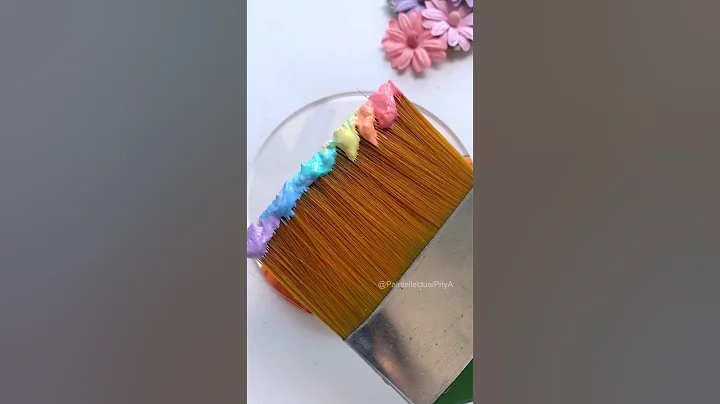 Rainbow Glass Painting DIY 🌈 😱 #shorts - DayDayNews