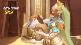 Sextuple Kill symetra - Overwatch (temple of anubis)