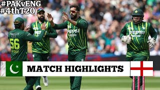 Pakistan vs England 4thT20 Highlights 2024 | 29th May 2024 | PAK vs ENG today match Highlights