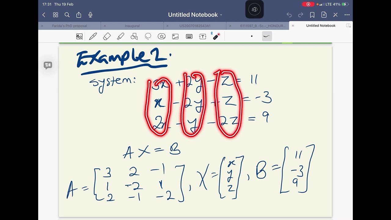 Gauss-Jordan Elimination method 1