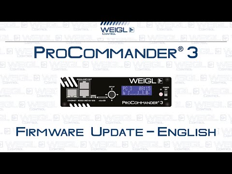 English Tutorial: ProCommander 3 Update in Weigl Hardware Configurator Software