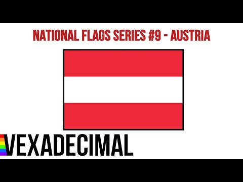 NATIONAL FLAGS SERIES #10 - AUSTRIA