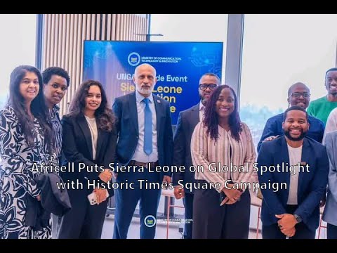 Africell Puts Sierra Leone on Global Spotlight with Historic Times Square Campaign