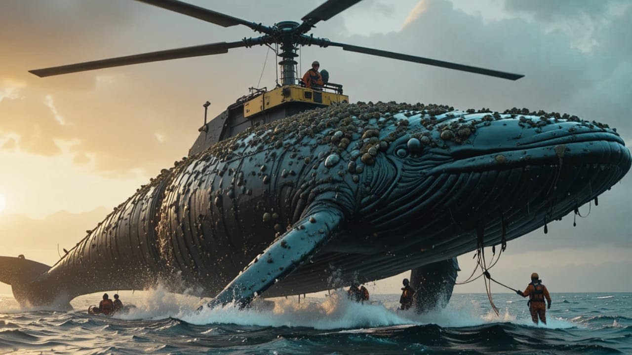 Rescue Team Saves Giant Greenland Right Whale Covered In Worms, And Algae 🐋